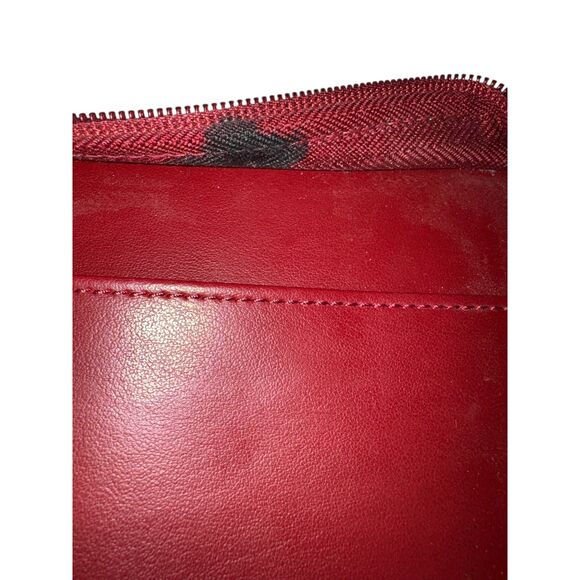 Franklin Covey Classic 7-Ring Planner Faux Leather Red With Handles - Picture 5 of 7